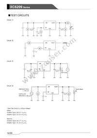 XC6209F602DR-G Datasheet Page 14