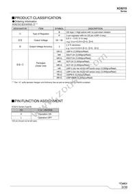 XC6215P502HR-G Datasheet Page 3