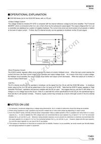 XC6215P502HR-G Datasheet Page 11