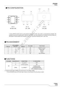 XC6220D501PR-G Datasheet Page 3