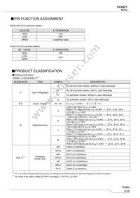 XC6221D5027R-G Datasheet Page 3