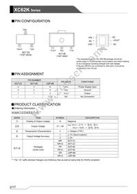 XC62KN3002PR-G Datasheet Page 2