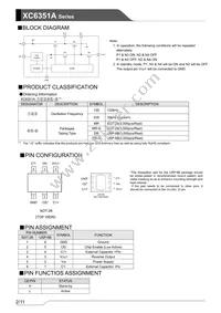 XC6351A120DR-G Datasheet Page 2
