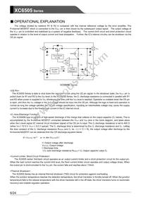 XC6505B801PR-G Datasheet Page 6