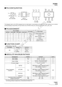 XC6602B181PR-G Datasheet Page 3