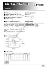 XC74WL157ASR Datasheet Cover