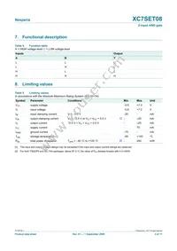 XC7SET08GV Datasheet Page 3