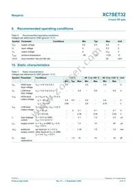 XC7SET32GW Datasheet Page 4