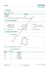 XC7SH02GV Datasheet Page 2