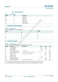 XC7SH32GV Datasheet Page 3