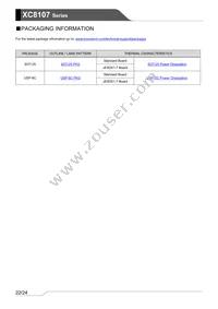 XC8107BD20ER-G Datasheet Page 22