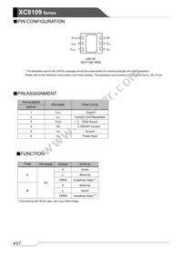 XC8109BD10ER-G Datasheet Page 4