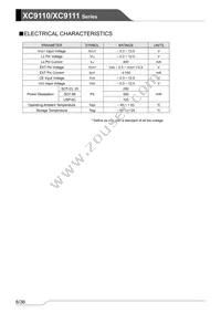 XC9111C331MR-G Datasheet Page 6