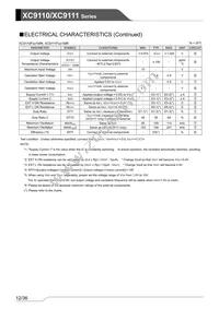 XC9111C331MR-G Datasheet Page 12