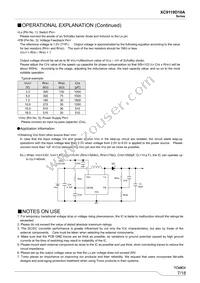 XC9119D10AER-G Datasheet Page 7