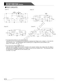 XC9119D10AER-G Datasheet Page 8