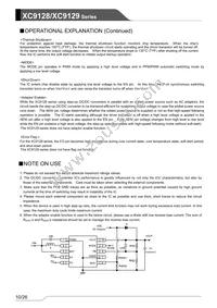 XC9129D45CDR-G Datasheet Page 10