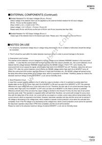 XC9213B103VR-G Datasheet Page 15