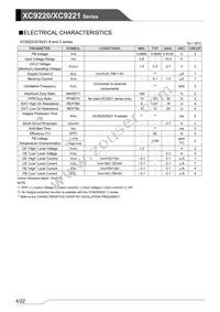 XC9221A09AMR-G Datasheet Page 4