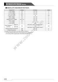 XC9224B082AR-G Datasheet Page 4