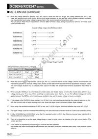 XC9247B42CMR-G Datasheet Page 16