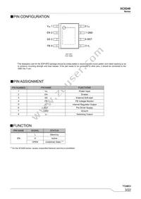 XC9248A085QR-G Datasheet Page 3