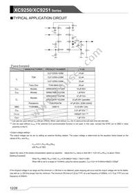 XC9251B085QR-G Datasheet Page 12