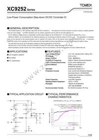 XC9252B08AVR-G Datasheet Cover