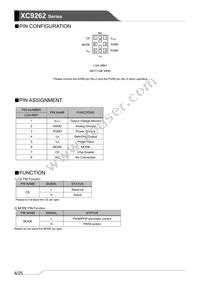 XC9262B36D1R-G Datasheet Page 4