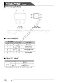XC9264B75DMR-G Datasheet Page 4