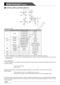 XC9271B085QR-G Datasheet Page 12