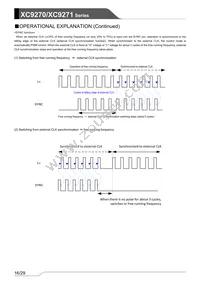 XC9271B085QR-G Datasheet Page 16