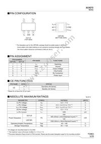 XC9272B07B4R-G Datasheet Page 3