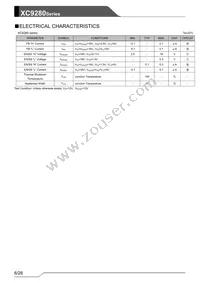 XC9280A75CYR-G Datasheet Page 6