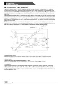 XC9280A75CYR-G Datasheet Page 12