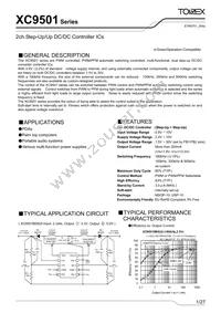 XC9501B095AR-G Datasheet Cover