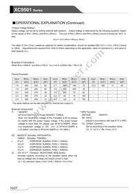 XC9501B095AR-G Datasheet Page 10
