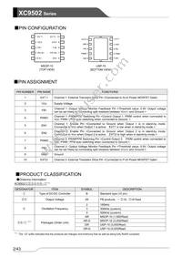 XC9502B095AR-G Datasheet Page 2