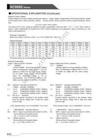 XC9502B095AR-G Datasheet Page 8