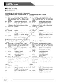 XC9504B095AR-G Datasheet Page 10