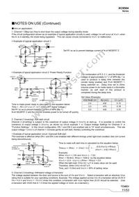 XC9504B095AR-G Datasheet Page 11