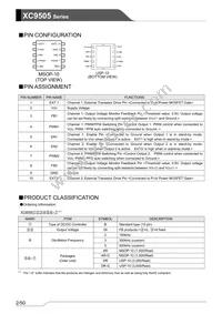 XC9505B095AR-G Datasheet Page 2