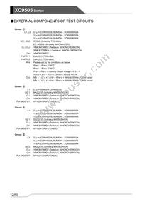 XC9505B095AR-G Datasheet Page 12