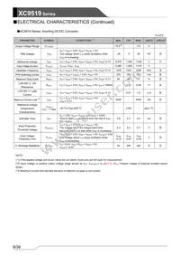 XC9519A12AZR-G Datasheet Page 8