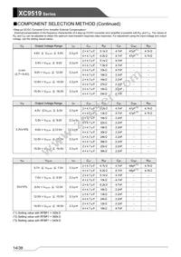 XC9519A12AZR-G Datasheet Page 14