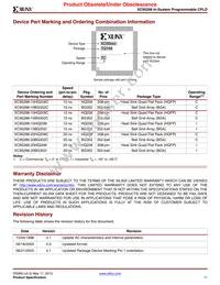 XC95288-20HQ208I Datasheet Page 11