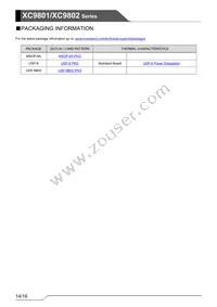 XC9802B603KR-G Datasheet Page 14