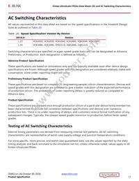 XCKU040-1FBVA676I Datasheet Page 17