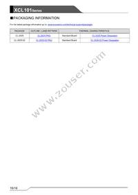 XCL101C491ER-G Datasheet Page 16