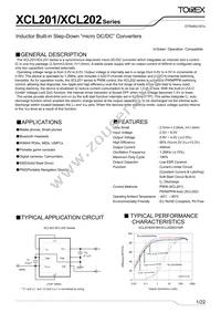 XCL202B331BR-G Datasheet Cover